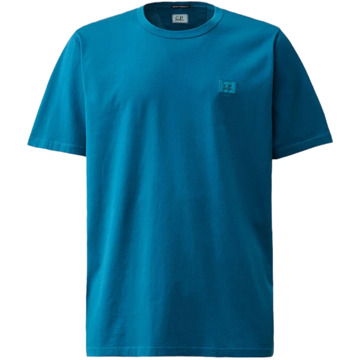 C.P. Company Blauwe T-shirts en Polos C.p. Company , Blue , Heren - Xl,L,M