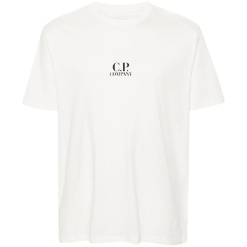 C.P. Company Britse Sailor T-shirt C.p. Company , White , Heren - 2Xl,Xl,L,M