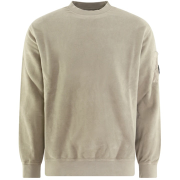 C.P. Company Geborstelde Sweater voor Heren C.p. Company , Beige , Heren - L,M,S