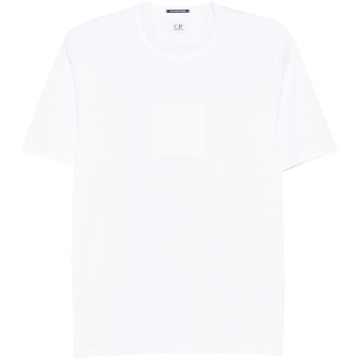 C.P. Company Metropolis Wit T-shirt en Polo C.p. Company , White , Heren - Xl,L,M,S