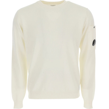 C.P. Company Witte Sweaters voor Mannen C.p. Company , White , Heren - L,M,S