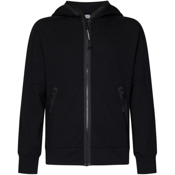 C.P. Company Zwarte Sweatshirt met Goggle Hood C.p. Company , Black , Heren - Xl,L,S