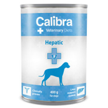 Calibra Veterinary Diets Hepatic natvoer hond 24 x 400 g