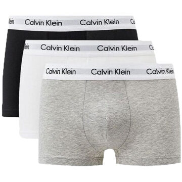 Calvin Klein Boxershorts - Heren - 3-pack - Grijs/Wit/Zwart - Maat L