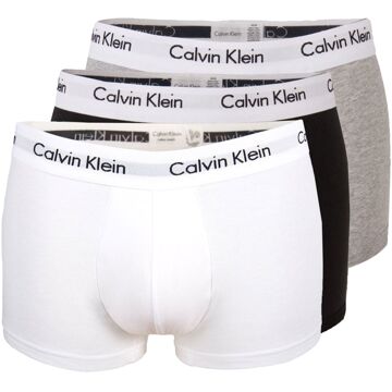 Calvin Klein Boxershorts - Mannen - 3-pack - Zwart/Wit/Grijs - Maat XL