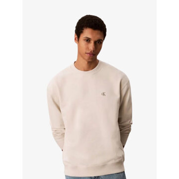Calvin Klein Heren sweater monogram Wit