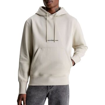 Calvin Klein Institutional Hoodie Heren beige - XL