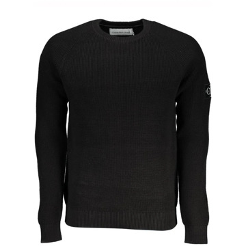 Calvin Klein Jeans Biologisch Katoenen Herentrui Calvin Klein Jeans , Black , Heren - M,S