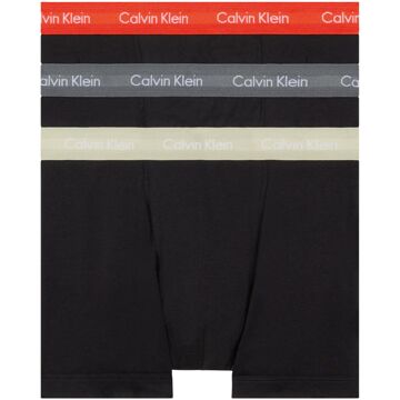 Calvin Klein Trunk Boxershorts Heren (3-pack) zwart - rood - grijs - XL