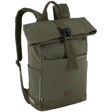 Camel Active City Backpack L khaki Groen - H 40 x B 39 x D 14.5