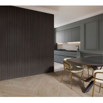 CanDo Lattenwand Decowall Acoustic Advanced Deluxe - Antraciet - 260x30cm - 2 Stuks