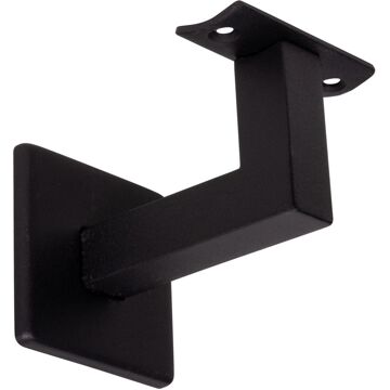 CanDo Trapleuninghouder Milan - Mat - Zwart - 2 Stuks