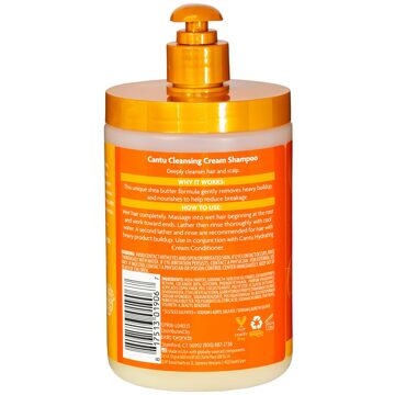 Cantu shea butter sulfate-free cleansing cream shampoo 25 oz Salon Size