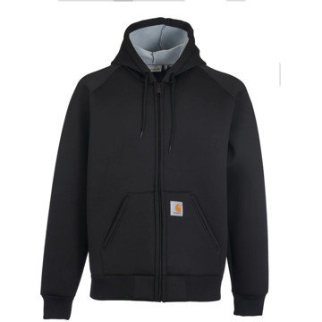 CARHARTT WIP Zwarte Car-Lux Hooded Jas Carhartt Wip , Black , Heren - Xl,L,S