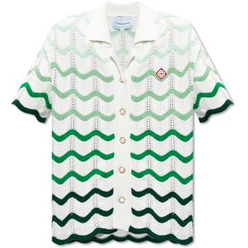 CASABLANCA Gehaakt shirt Casablanca , Green , Heren - 2Xl,Xl,L,M