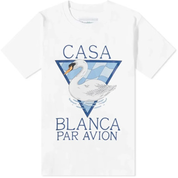 CASABLANCA Par Avion T-Shirt Casablanca , White , Heren - 2Xl,Xl,L,M,S,Xs