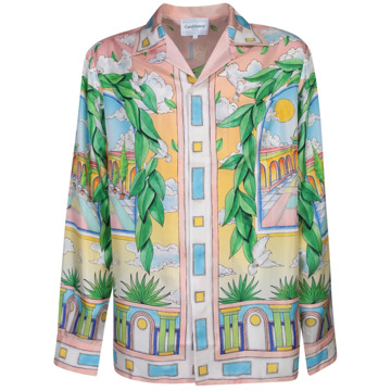 CASABLANCA Zijden Multi Shirts Verhoog Stijl Modern Casablanca , Multicolor , Heren - L,M,S