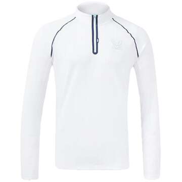 Castore Aeromesh 1/4 Zip Longsleeve Heren wit - S