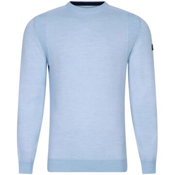 Cavallaro Napoli Palio Crew Neck Sweater Heren lichtblauw - XL
