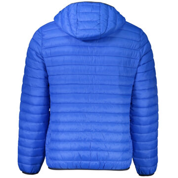 Cavalli Class Effen Gequiltede Blauwe Jas