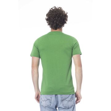 Cavalli Class T-shirt Groene Ronde Hals