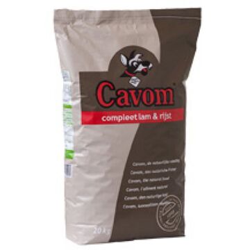 Cavom Compleet Lam & Rijst - Hondenvoer - 20 kg