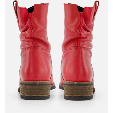 Cellini Plooi Enkellaarsjes rood Leer - 37