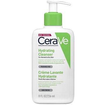 Cerave Hydrating Cleanser For Normal To Dry Skin 236 Ml