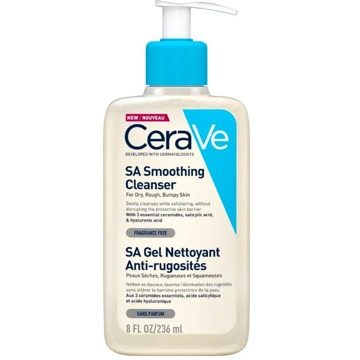Cerave Sa Smoothing Cleanser For Dry, Rough, Bumpy Skin 236 Ml