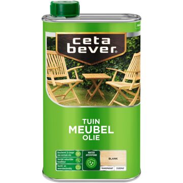 Cetabever Tuin Meubel Houtolie - Zijdemat - Blank - 0,5L