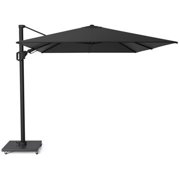 Challenger parasol T2 Premium - 3,5 x 2,6 m. - Jet Black Zwart