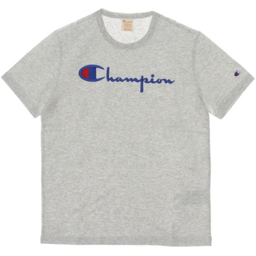 Champion Heather Crewneck Tee Champion , Gray , Heren - Xl,L,M