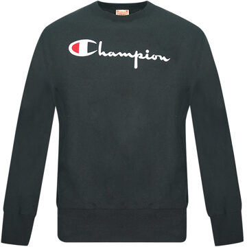 Champion Zwart sweatshirt met Champion Script-logo