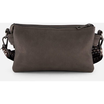 Charm London Schoudertas zwart Synthetisch Grijs - 1