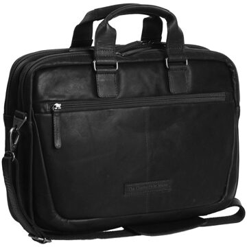 "Chesterfield Samual Business Schoudertas 15"" Black" Zwart