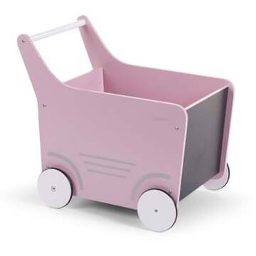 Childhome Loopwagen - Hout - Roze