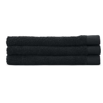 Cinderella gastendoek Weekend - 34x50 cm - Zwart - 3 stuks