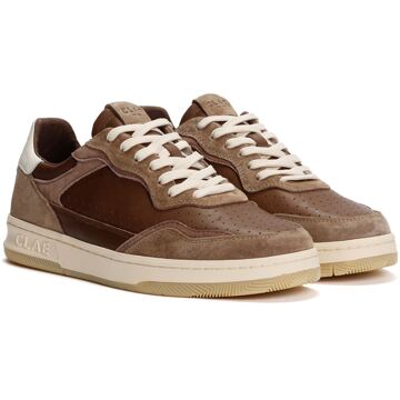 CLAE Haywood Heren Sneakers Van Leer In Het Bruin