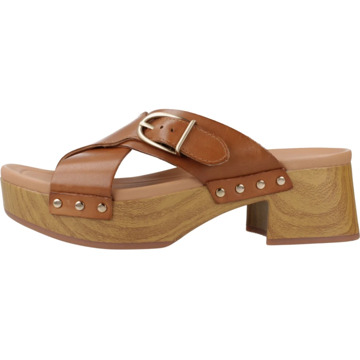 Clarks Heeled Mules Clarks , Brown , Dames - 39 Eu,38 EU