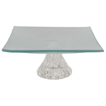 Clayre & Eef Decoratie schaal 15x15x7cm transparant