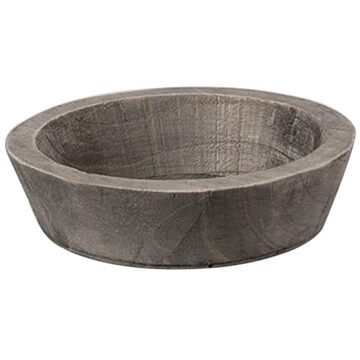 Clayre & Eef Decoratie schaal Ø15x4cm bruin