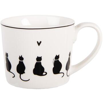 Clayre & Eef Mok 12x8x7cm 275ml wit