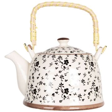 Clayre & Eef Theepot 18x14x12 cm / 0,8L