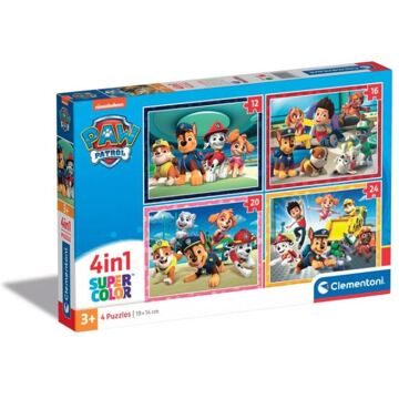 Clementoni Paw Patrol puzzel 4-in-1