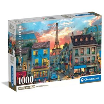 Clementoni puzzel 1000p streets paris