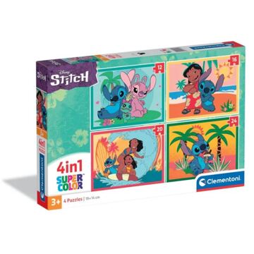 Clementoni Stitch puzzel 4-in-1