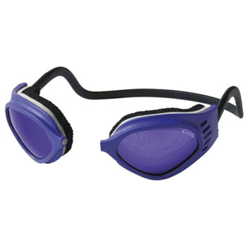 CliC Sport Goggle Regular donker blauw met blauwe spiegel glazen