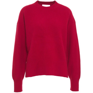 CLOSED Rode Wollen Pullover Gebreide Aw24 Closed , Red , Dames - M,S