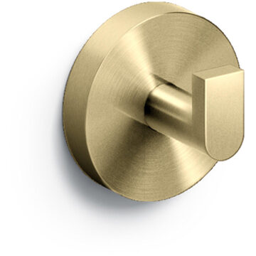 Clou Handdoekhaak Clou Flat Set 2st Goud Geborsteld PVD Clou