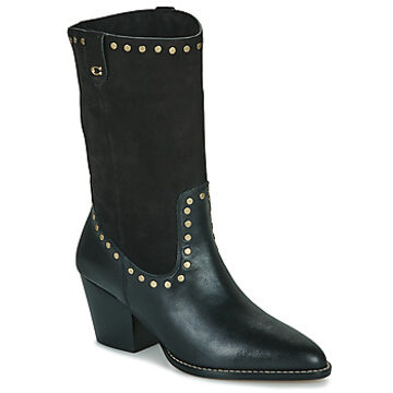 Coach Laarzen Coach PHEOBE LEATHER BOOTIE" Zwart - 37,38,39,40